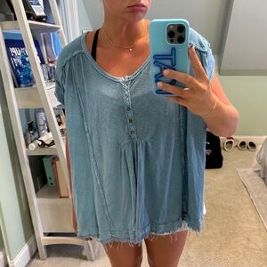 Free People oversized top